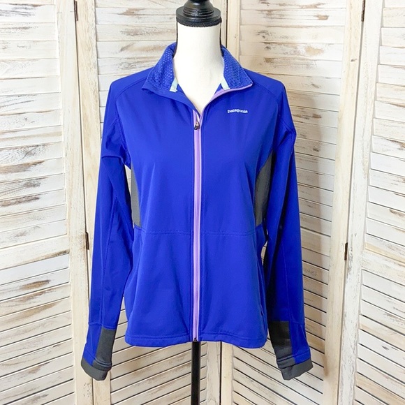 Patagonia Jackets & Blazers - PATAGONIA | Women’s Wind Shield Jacket Blue Large